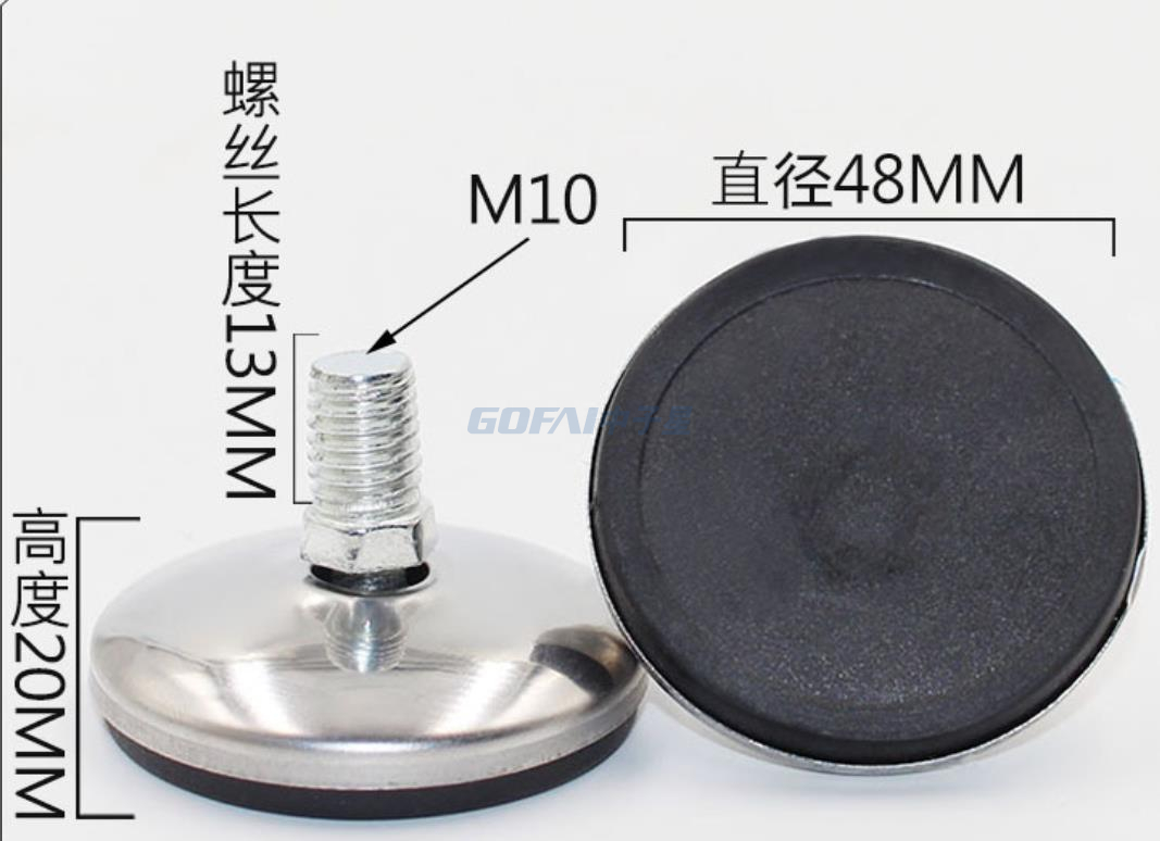 M6 M8 Furniture Stainless Steel Adjustable Leveling Feet