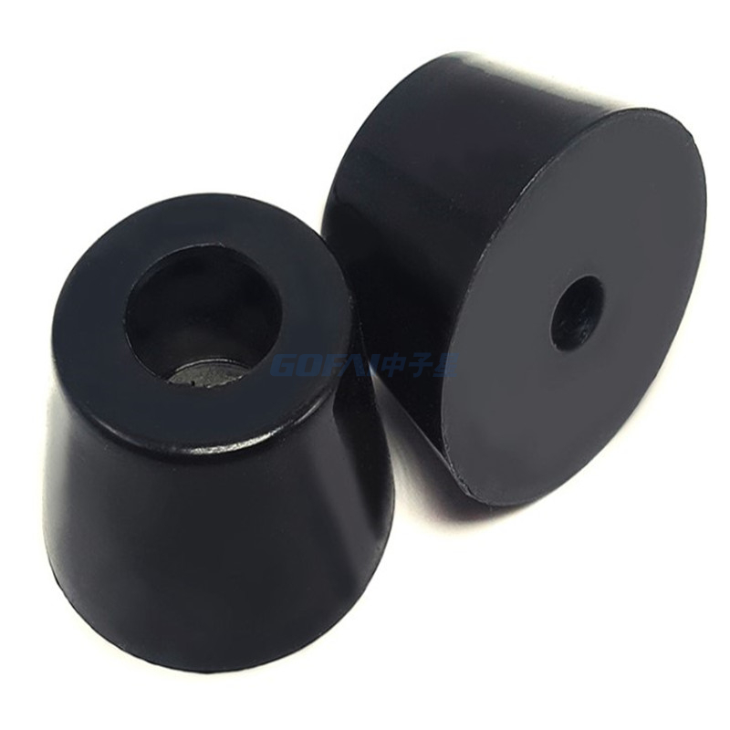 Wholesale Cylinder-shaped Speaker Cabinet Foot Rubber Foot with Steel Washer Rubber Isolation Pads