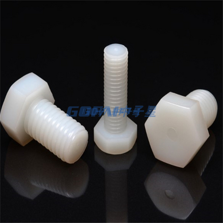 Factory Price in Stock High Quality Black/white Cross Pan Head PA66 Polyamide Nylon Plastic Screw
