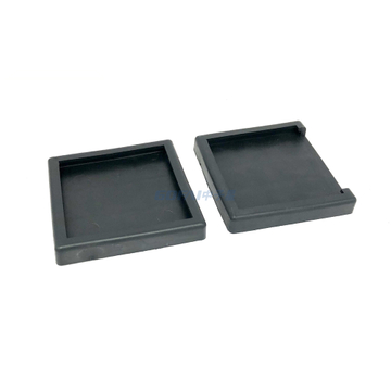 Medical Gym Equipment 100*100mm Square PVC Anti-slip Floor Protector Foot Cover