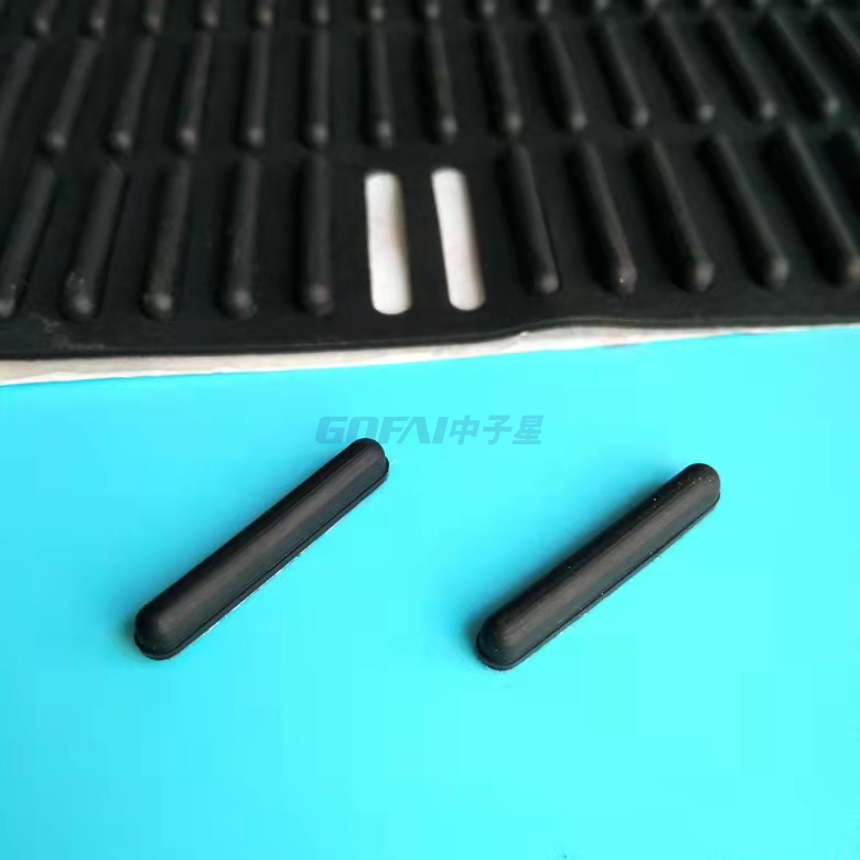 Keyboard Machine Oval Anti Vibration Silicone Rubber Feet