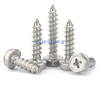 304 Stainless Steel Screw Concave Head Cross Self-tapping Screw External Hexagonal Self Tapping Screw with Gasket M3/M4/M5/M6