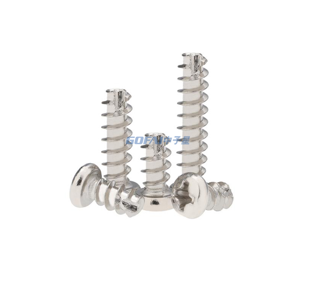 304 316 Stainless Steel Carbon Steel Black Cross Round Head Pan Head Cutting Tail Self Tapping Screw