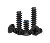 304 316 Stainless Steel Carbon Steel Nickelage Black Cross Countersunk Head Flat Tail Tapping Screws