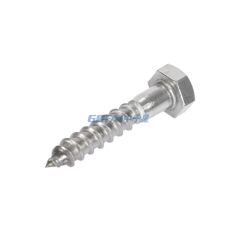 410 Stainless Steel Dovetail Screw Outer Hexagon with Washer Drill Tail Screw M4.2/M4.8/M5.5/M6.3