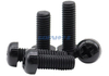 304 Stainless Steel Round Head Cross Shaped Screw with Intermediate Thread/Furniture Handle Screw/Black White Plastic Screw