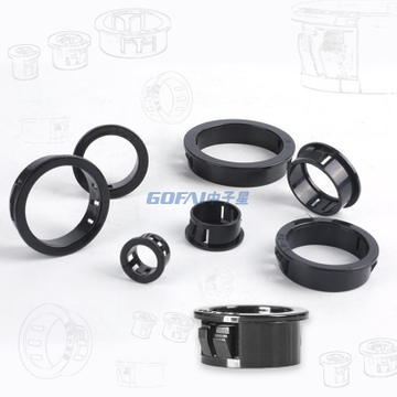 Snap in Locking Nylon Wire Hole Plugs Cable Grommet for Furniture Cabinet Panel