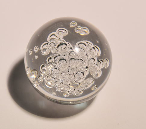 solid acrylic ball