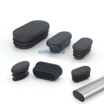 Oval Tube Plastic End Cap Pipe Plug for Furniture Chair Leg Pipe Tube 10*20 12*23 15*30 20*40 30*60 40*80 50*100