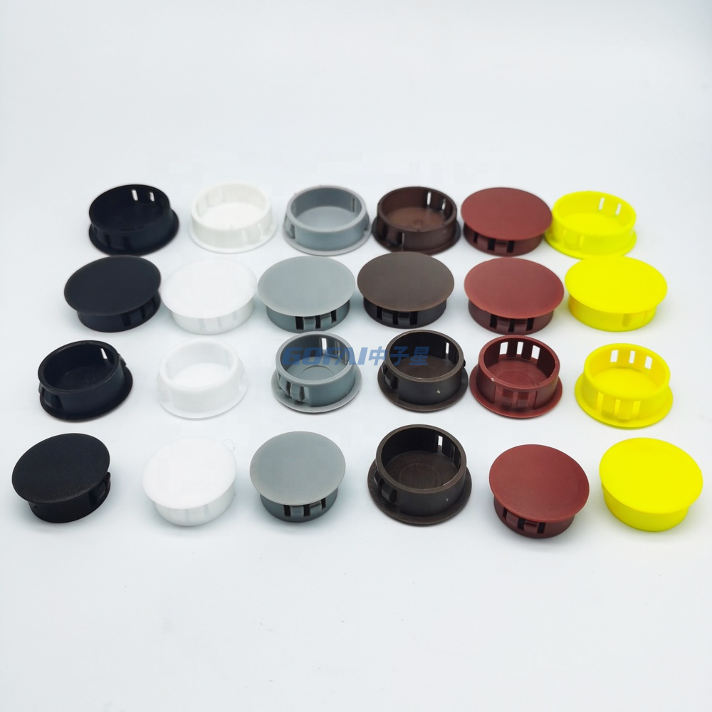 Nylon Plugs Lock Panel Hole Cover/ Plastic Snap in Blank Lock Hole Plug