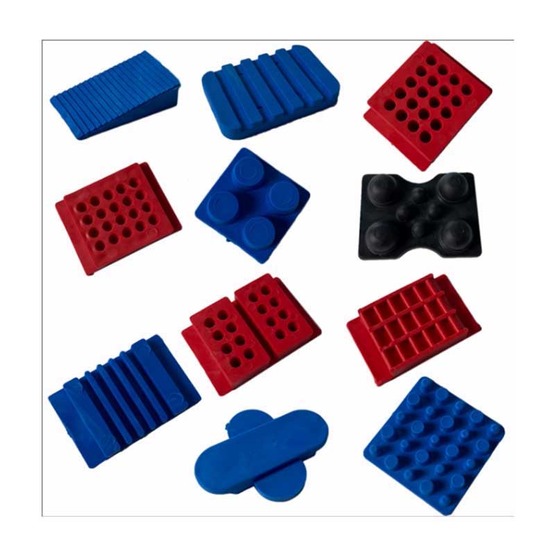 RESILIENT RUBBER PAD FOR GYM FLOOR SYSTEM