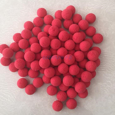 Central Air Conditioning Sponge Rubber Ball 15mm Cement Factory Pipe Cleaning 16mm Peeling Rubber Ball