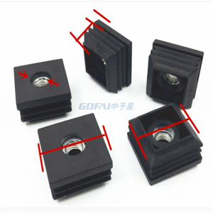 Rubber Silicone Plastic Furniture Push in Feet Adjustable Leveler 