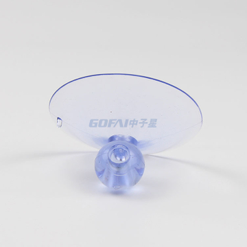 High Quality 63mm PVC Clear Ball Head Suction Cups With Hole For Glass Table