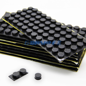 Round Self-Adhesive Silicone Rubber Feet Small Clear Non Slip Bumpers Door Pad with 3M Glue
