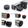 25mm M6 M8 Furniture Pipe End Cap PE Adjustable Foot Cup Insert Square Castor Plug with Nut