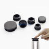 High Quality 1/2" 1" 1 1/4" 1 1/2" 2" 3" Round Plastic Insert Hole Plug for Steel Tube/32mm Furniture PE Plastic Tube End Cap