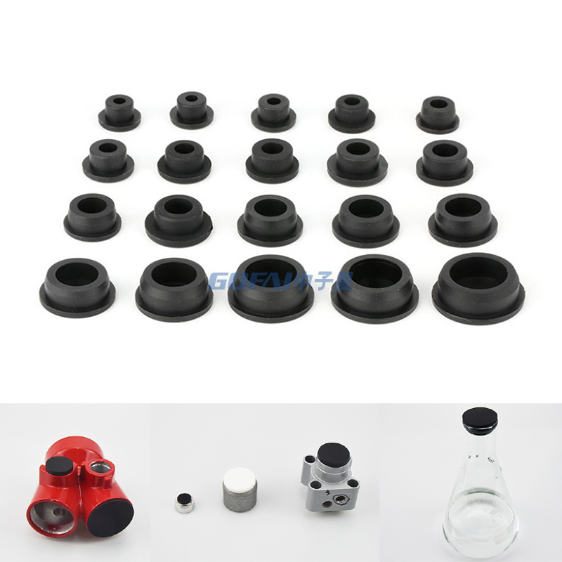 6.8-201mm High Temp Resistant Rubber Pipe End Cap Silicone Hole Plug