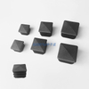 20mm 25mm 30mm 40mm Square Furniture Tower Type PE Insert Diamond Head Plastic Pipe End Cap for Chair Desk Leg Steel Tube