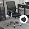 Furniture Office Chair Black Nylon Plastic Casters Wheels with Brakes Replacement Castors