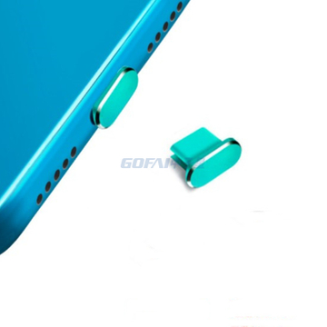 Metal Dust Plug Phone Accessories Charging Port Earphone Jack 3.5 For Xiaomi Samsung S8 S9 Micro Type C For IPhone X 8 7 Plus 6
