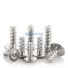 Stainless Steel Carbon Steel Black Zinc/ Bright Nickel Cross Round Head Self Tapping Flat Tail Screw