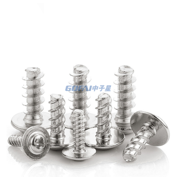 Stainless Steel Carbon Steel Black Zinc/ Bright Nickel Cross Round Head Self Tapping Flat Tail Screw