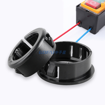 Snap in Locking Nylon Wire Grommet for Furniture Cabinet Panel