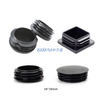 1.5 inch Tube Plug Insert for Furniture Chair Leg Steel Fence Post/ 38.1mm Pipe Tube Cover Furniture Slide End Cap