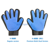 Pet Grooming Glove - Deshedding Brush for Dogs Cats, Gentle Hair Remover & Massage Mitt