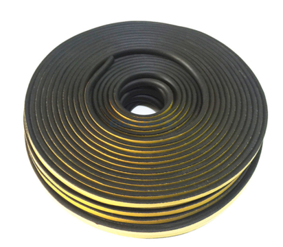Epdm Foamed Sponge Self Adhesive Rubber Sealing Strip 