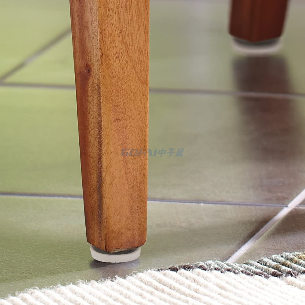 Furniture Plastic Nails on Glide Nylon Slider Pad for Chair Wooden Leg Feet Protector