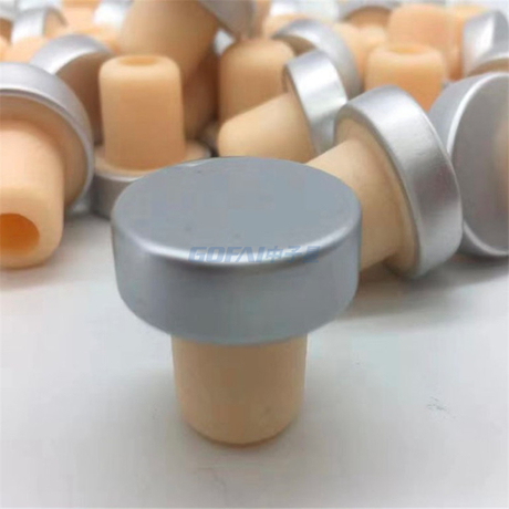 White Tapered Shaped Solid Silicone Stopper for Plug Red Wine Bottle