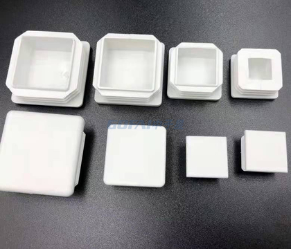 Furniture White Pipe End Caps Tube Plugs Inserts