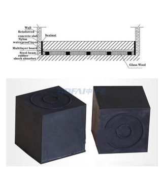  Soundproofing Floating Floor Acoustic Rubber Sound Isolation Block