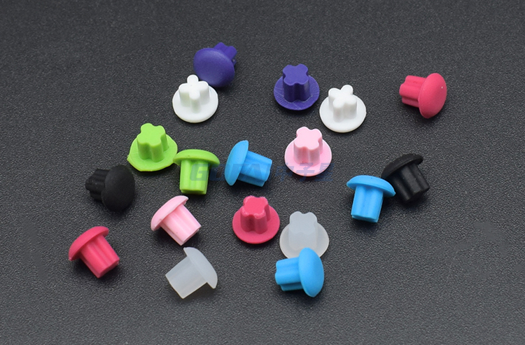 Silicone Rubber 3.5mm Audio Jack Dust Plug for Earphone Stopper