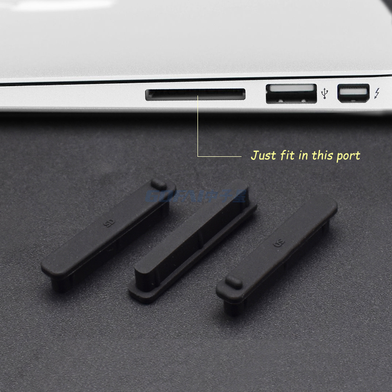 Silicone Rubber SD Card Connector Dust PlugFor Computer Female SD Port