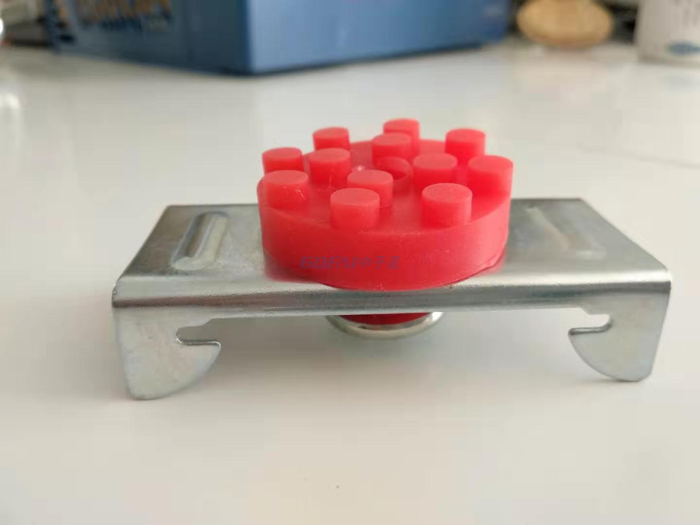 Ceiling grid components Furring Channel silicon rubber resilient sound isolation clip for Drywall and ceiling