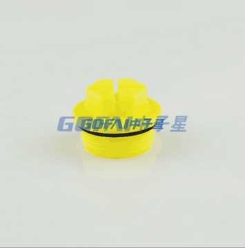 HDPE Threaded Sealing Plug for Hydraulic Pump Valve