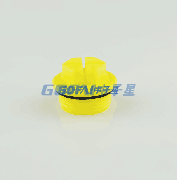 HDPE External Hexagon Cross Threaded Plug with O-Ring