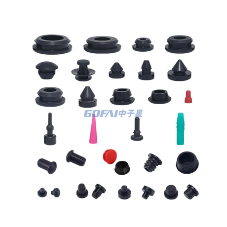 Widely Used Anti Dust Rubber Blanking End Caps Tube Inserts/Rubber Bushing/Solid Silicone Stoppers Hole Plug