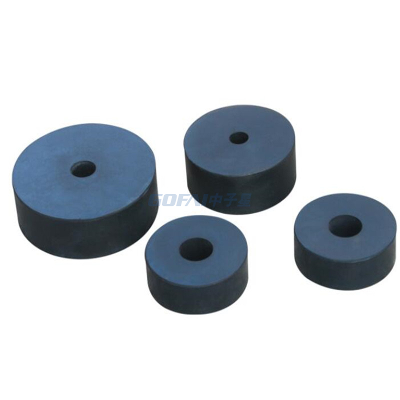 Cheap Column-shaped Black Color Rubber Feet Anti Vibration Isolator Absorber Base Foot Pads for Audio Speaker Cabinet