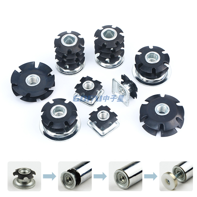 M6 M8 M10 Spring Threaded Insert for Metal Tube