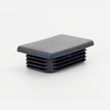 Plastic Pipe End Cap 10*20 15*20 50* 100 Rectangular Plastic Hole Plugs Pipe Inserts for Furniture Metal Tube Chair Leg