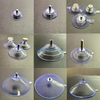 Strong Clear PVC Sucker Pads Threaded Suction Cup with Screw Nut for Car Shade Cloth Glass Bathroom Wall Door Glass Window