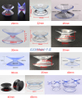Clear PVC Double Sided Suction Cups 20 25 30 35 40 45mm