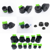 Round Rubber Feet Bumpers Pads with Built in Stainless Steel Washer for Furniture Electronics Cabinet Desk Tables Couches