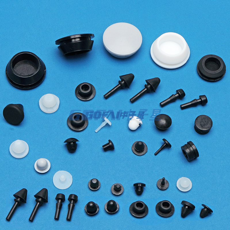 1.8-51mm Hole T Shape High Temperature Resistant Food Grade Silicone Anti-collision Hole Plugs