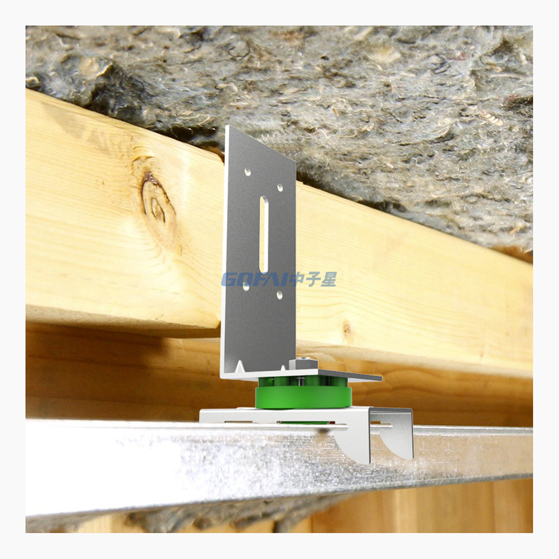 Factory Galvanized Furring Channel XP Shape Rubber Sound Isolation Clips for Ceiling and Wall