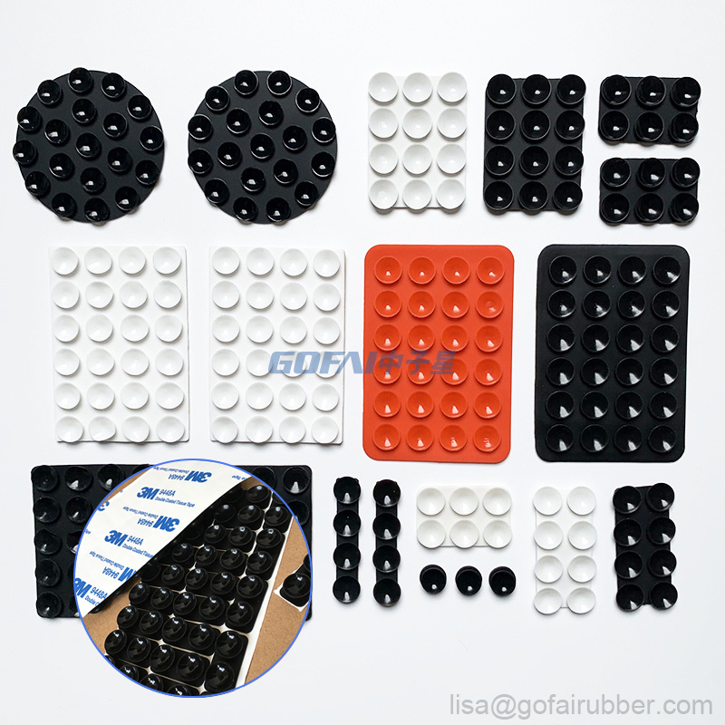 Self Adhesive Silicone Rubber Suction Cup for Mobile Phone Silicone Suction Phone Case Adhesive Mount Phone Holder